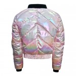Дамско преходно яке City Angels Jeans, бледорозов лак 6676